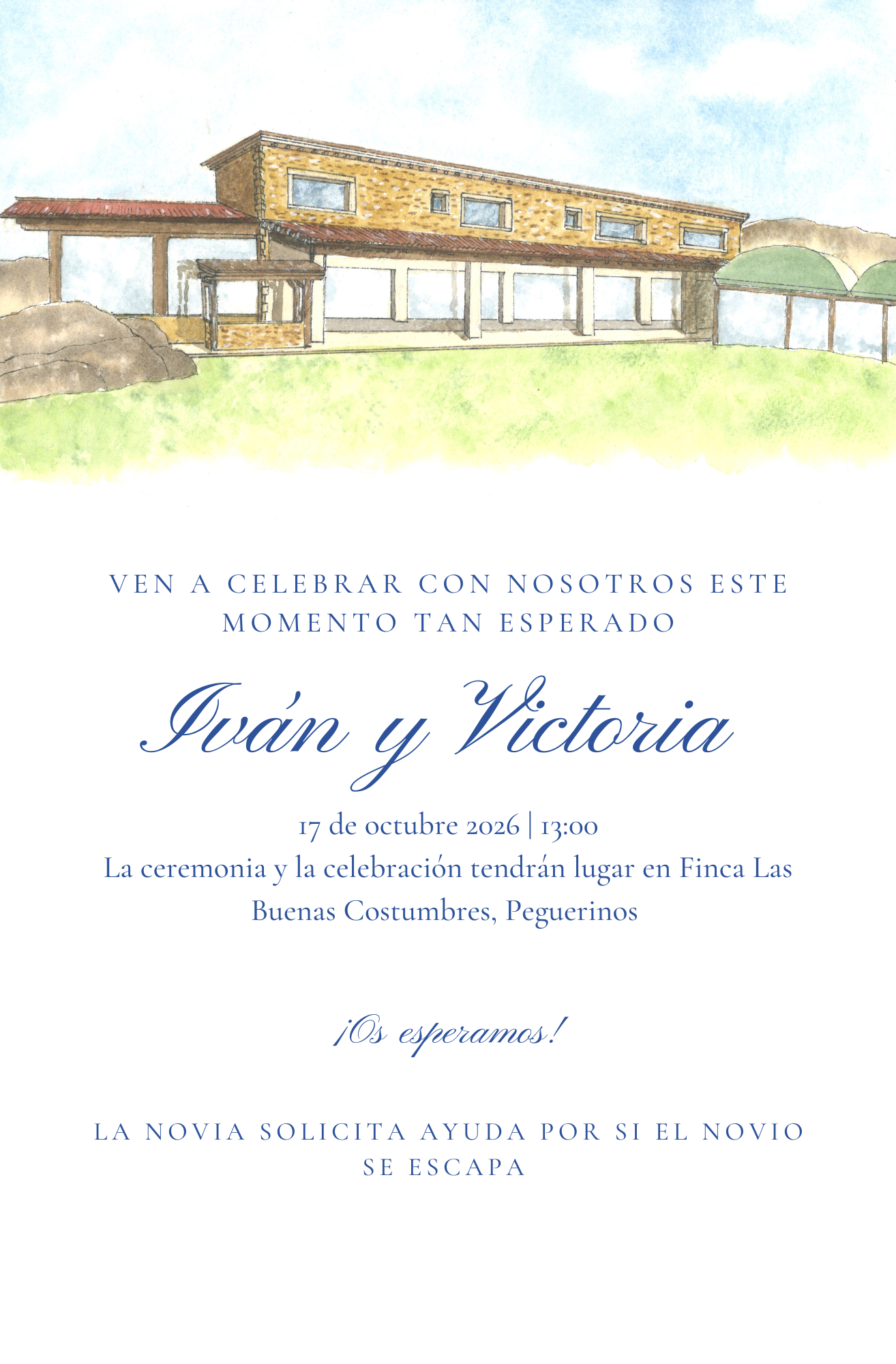Invitación de boda
